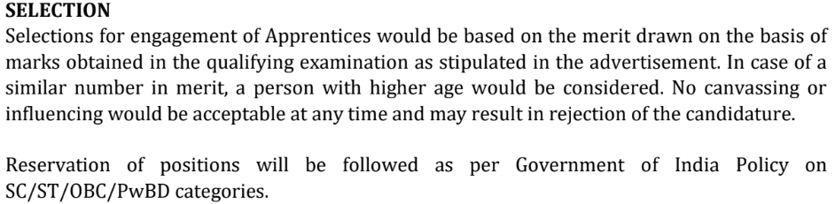ONGC Apprentice Bharti 2024 Selection Process
