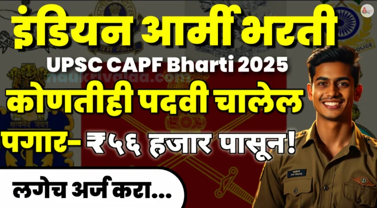 UPSC CAPF Bharti 2025